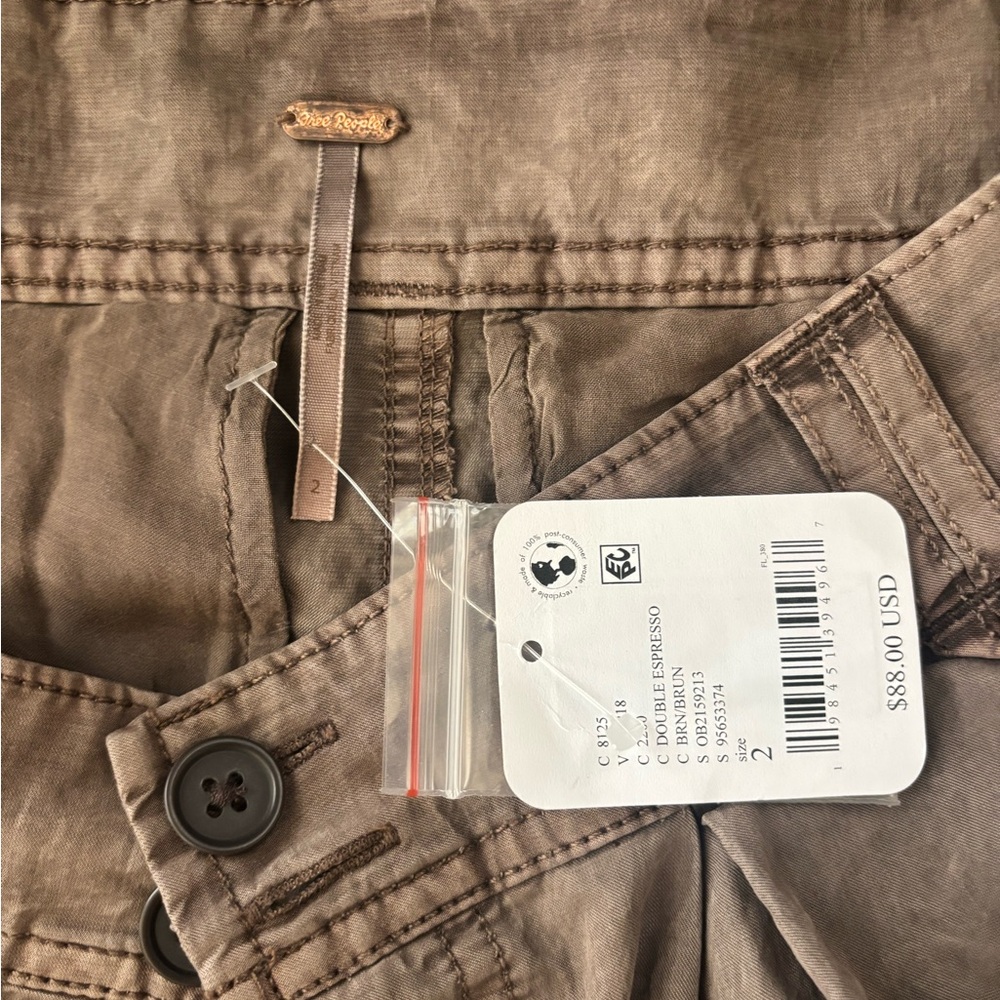 Free People Marina Trouser Shorts NWT Size 2 - Picture 9 of 9